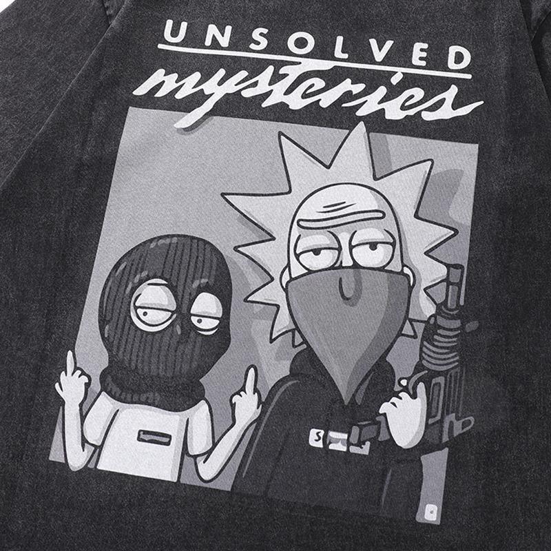 Rick & Morty Baskılı T-Shirt