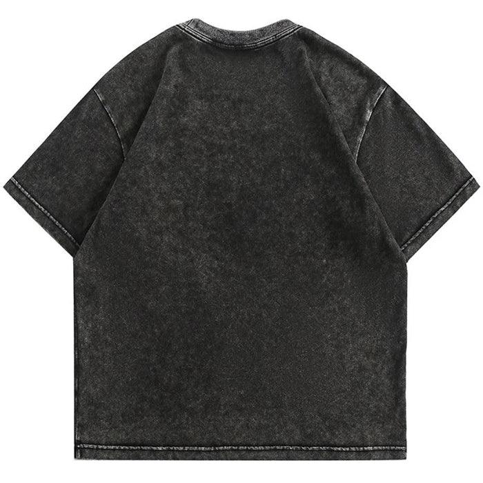 Örümcek Temalı Oversize T-Shirt