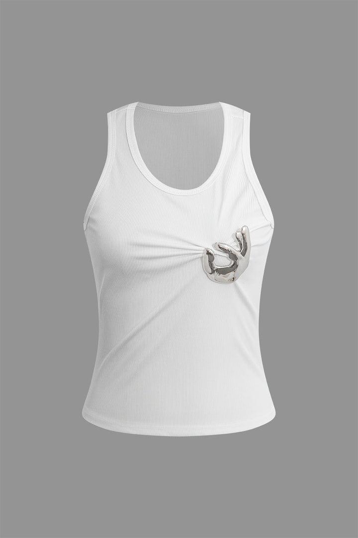 Büzgülü Tank Top