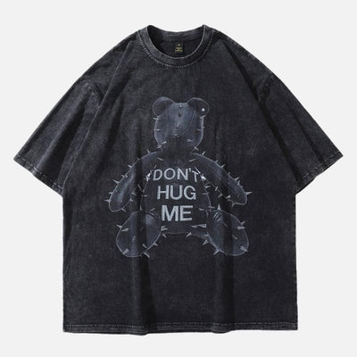 Don't Hug Me Konseptli Oversize T-Shirt